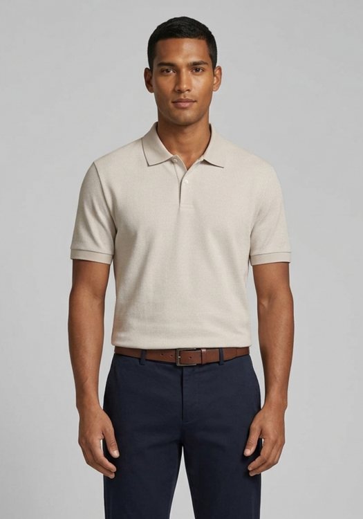 BOSS Κοντομάνικη Polo Parlay - 50555172 286 Open Beige