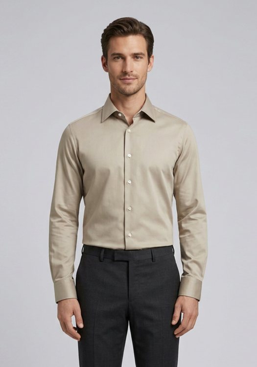 BOSS Πουκάμισο H JOE 261 - 50555711 255 Dark Beige