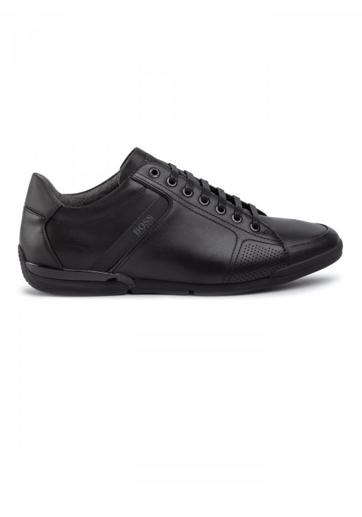 BOSS Δερμάτινα Sneakers Saturn - 50401835 001 Black
