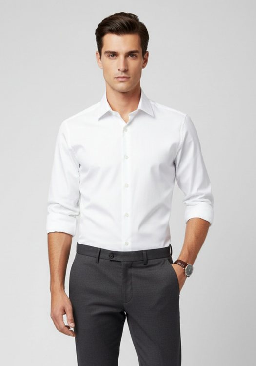 BOSS Πουκάμισο της σειράς H JOE - 50549901 100 White