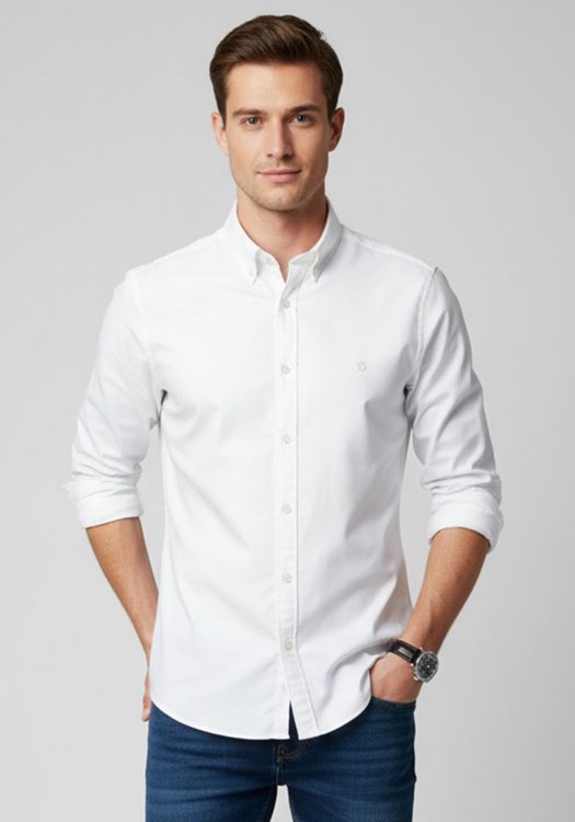 BOSS Πουκάμισο της σειράς H Liam  - 50556083 100 White