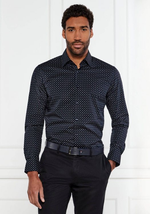 BOSS Πουκάμισο της σειράς JOE - 50538961 404 Dark Blue
