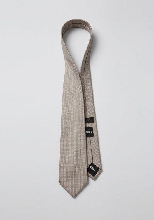 BOSS Γραβάτα H-Tie 7.5 cm - 50566640 256 Dark Beige