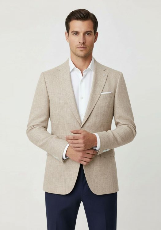 BOSS Σακάκι H Hutson 262 - 50561860 28 Light Beige