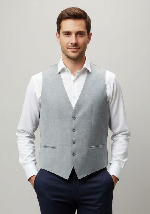 BOSS Γιλέκο της σειράς H Huge - 50557397 041 Open Grey