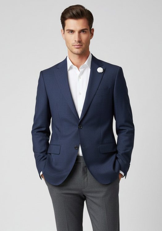 BOSS Σακάκι της σειράς Hutson - 50556851 404 Blue