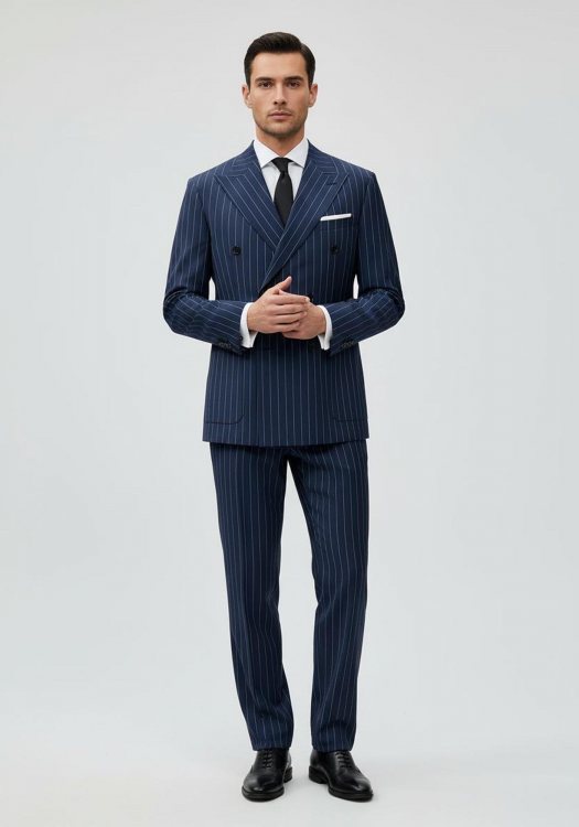 Guy Laroche 2 Pieces Κοστούμι της σειράς Stripe - BZES11129 757E 088 1 Blue