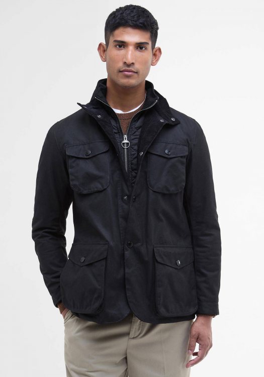 Barbour Κερωμένο Jacket της σειράς Ogston - MWX0700 BRBK11 Black