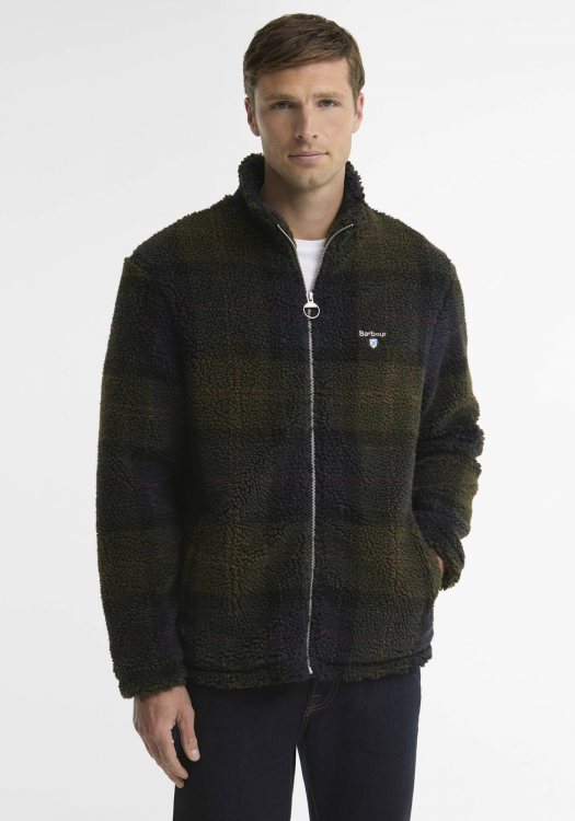 Barbour Ζακέτα Μπουφάν Fleece - MFL0187 TN43 Shadow Classic Tartan