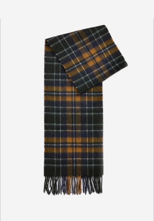 Barbour Κασκόλ της σειράς Scarf - USC0137 BRGN92 Forest/Bronze Brown