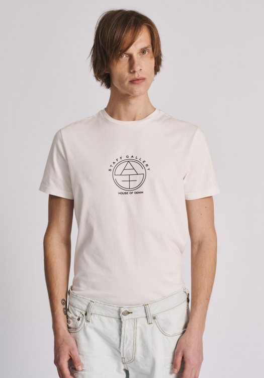 STAFF T Shirt της σειράς Basil - 64-001.049.Ν0024 Off White