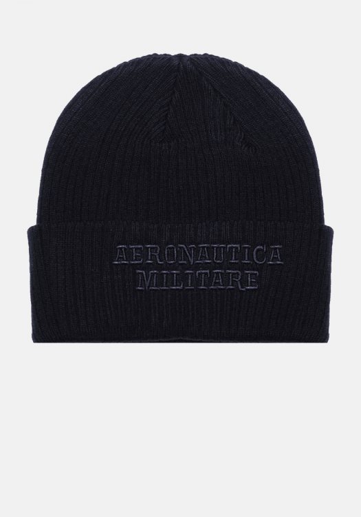 Aeronautica Militate Σκούφος της σειράς Beanie - CU043 08184 Blue Navy