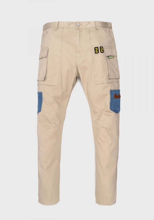 Frankie Morello Cargo Παντελόνι της σειράς Bocelli - FMP15004PA Beige