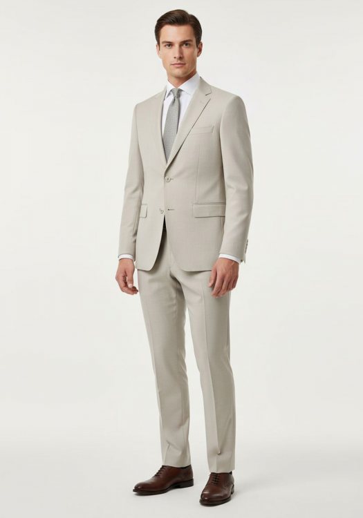 Boss 2 Pieces Κοστούμι Huge B1 - 50469171 286 Light Beige