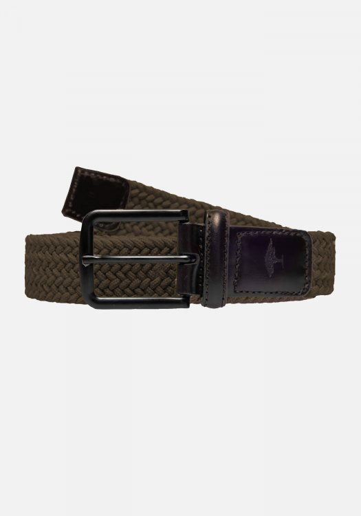 Fynch Hatton Ζώνη της σειράς Braided - FM4005 H4499 0560 Olive