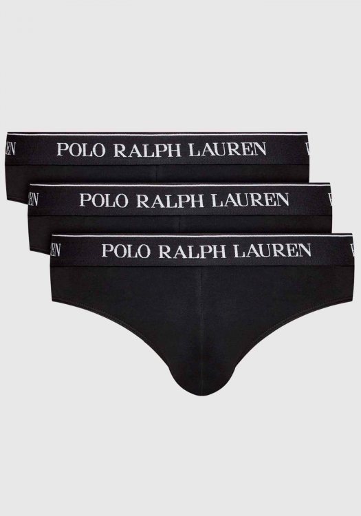 Polo Ralph Lauren Pack 3 Brief - 714835884 002 Black