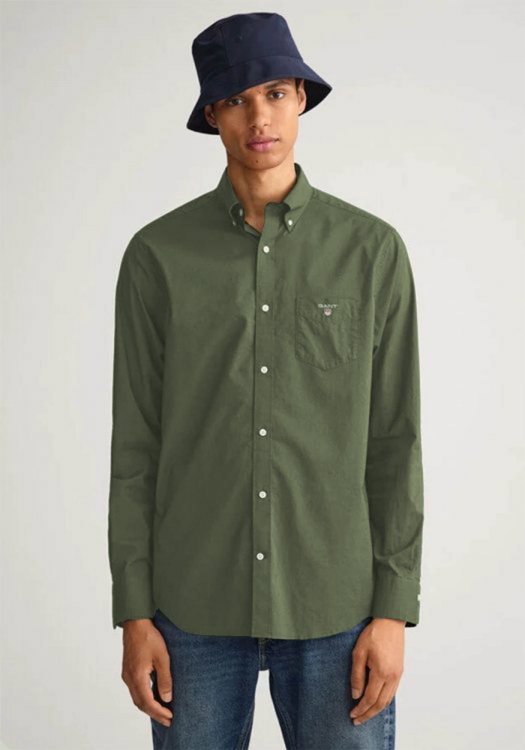 GANT Πουκάμισο της σειράς Broadcloth - 3046400 362 Kalamata Green
