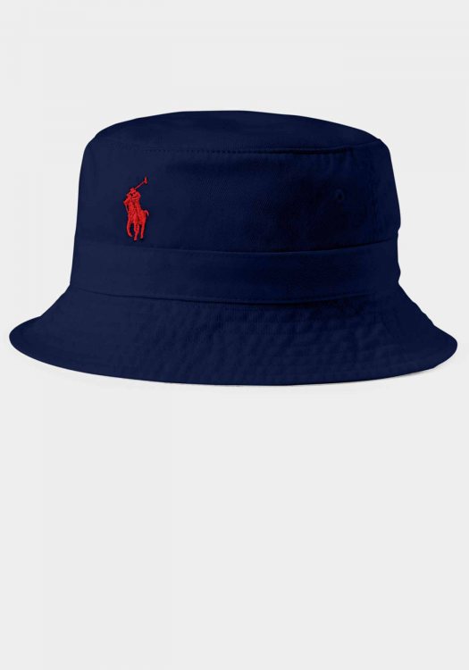 Polo Ralph Lauren Καπέλο της σειράς Bucket Hat - 710798567 005 Newport Navy