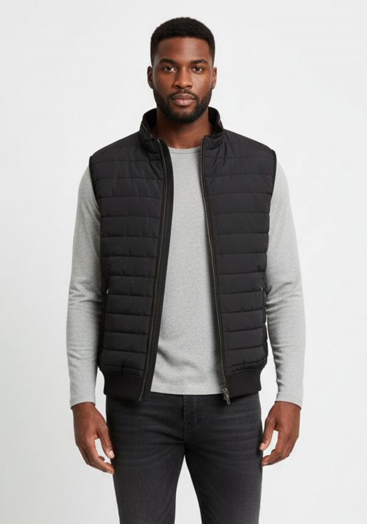 Bugatti Αμάνικο της σειράς Sweat Vest - 8800 25052 280 Dark Grey