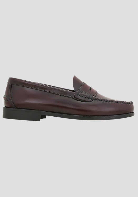 Guy Laroche Δερμάτινα Loafers της σειράς Magnie - C00300 Bordo