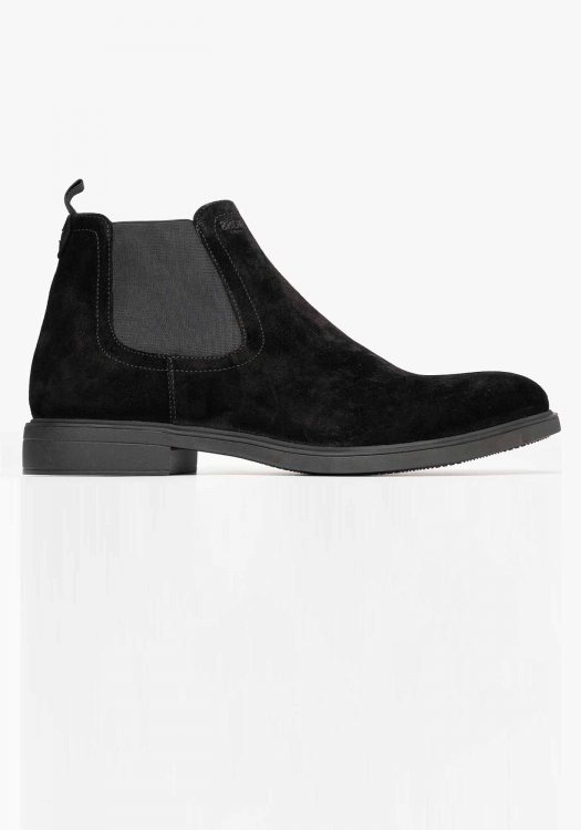 BOSS Shoes Suede Chelsea Boots της σειράς Suede - C7861 Black