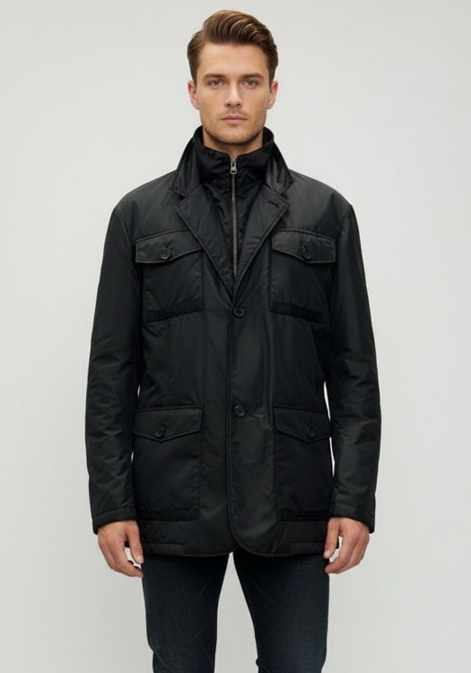 CC Corneliani Μπουφάν της σειράς Hybrid - 7962 66584 8286 Black