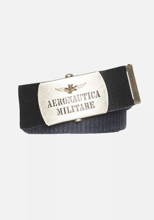 Aeronautica Militare Ζώνη της σειράς Herringbone - CI292 08352 Dark Blue