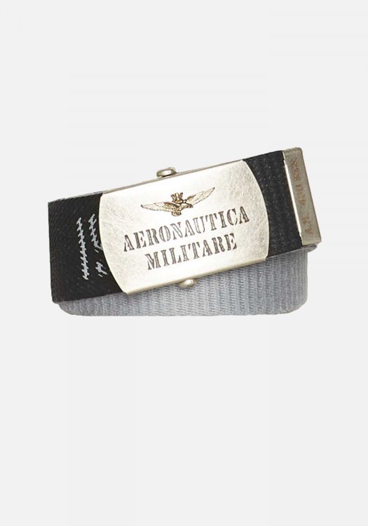 Aeronautica Militare Ζώνη της σειράς Herringbone - CI292 34371 Grey