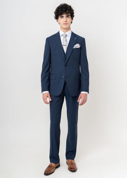 Guy Laroche Κοστούμι της σειράς Check - GLES11127 32030 200 Blue