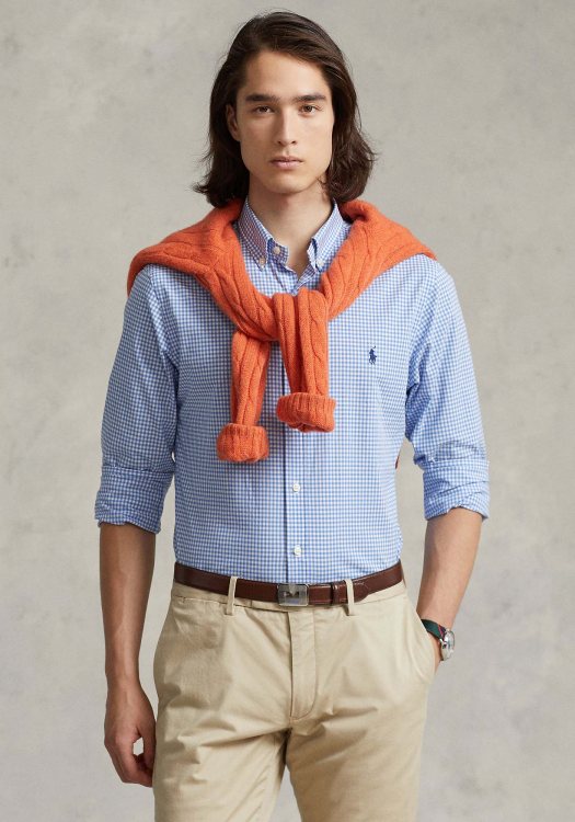 Polo Ralph Lauren Πουκάμισο της σειράς Checked Stretch - 710865770 008 Blue