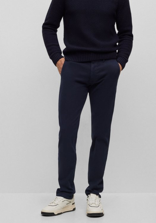 BOSS Υφασμάτινο Παντελόνι της σειράς Chino - 50495292 404 Dark Blue