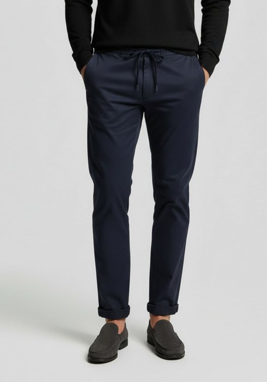 Hamaki Ho Παντελόνι της σειράς Chino - PSI1787H BL Blue