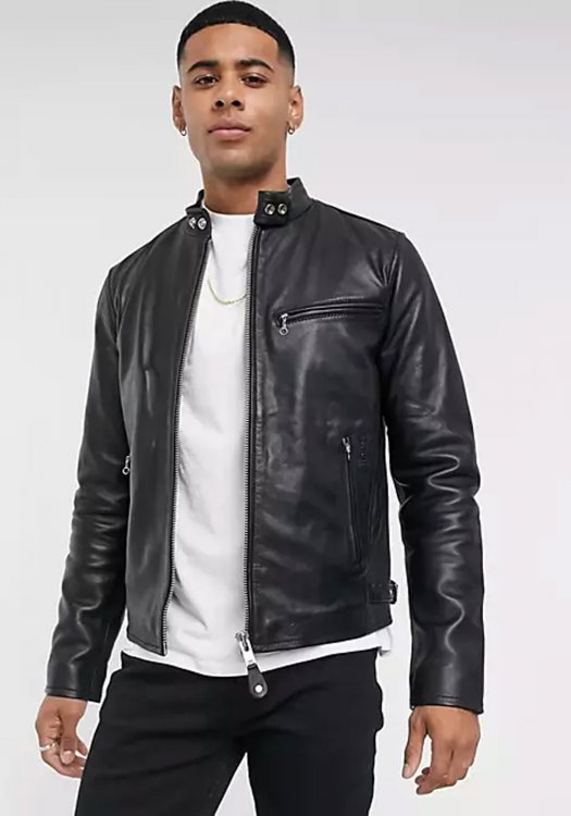 Schott Δερμάτινο Jacket της σειράς Classic Racer -  LC940D Black