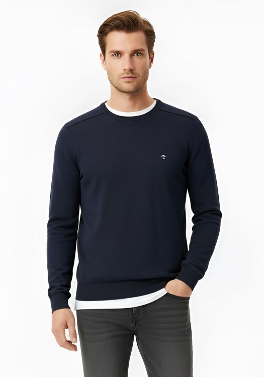 Fynch Hatton Μπλούζα της σειράς Sweater - 1508 233 690 Navy
