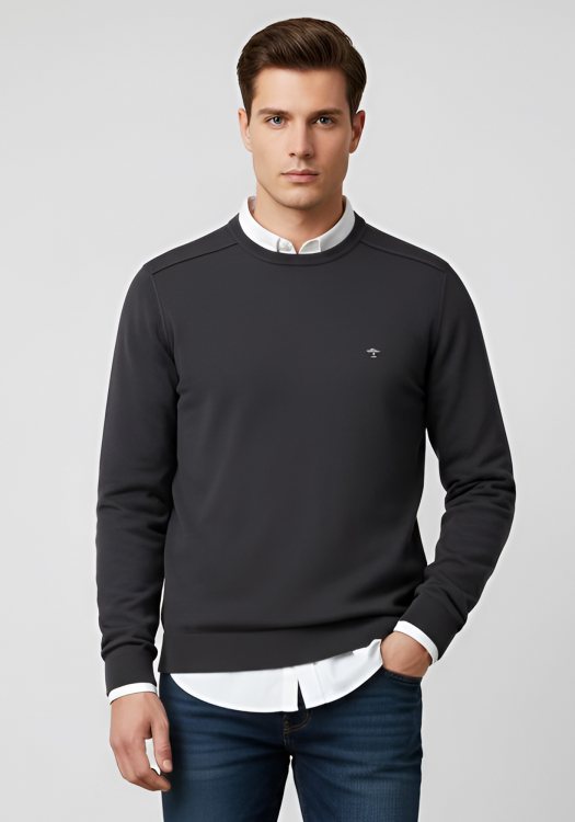 Fynch Hatton Μπλούζα της σειράς Sweater - 1508 233 998 Charcoal
