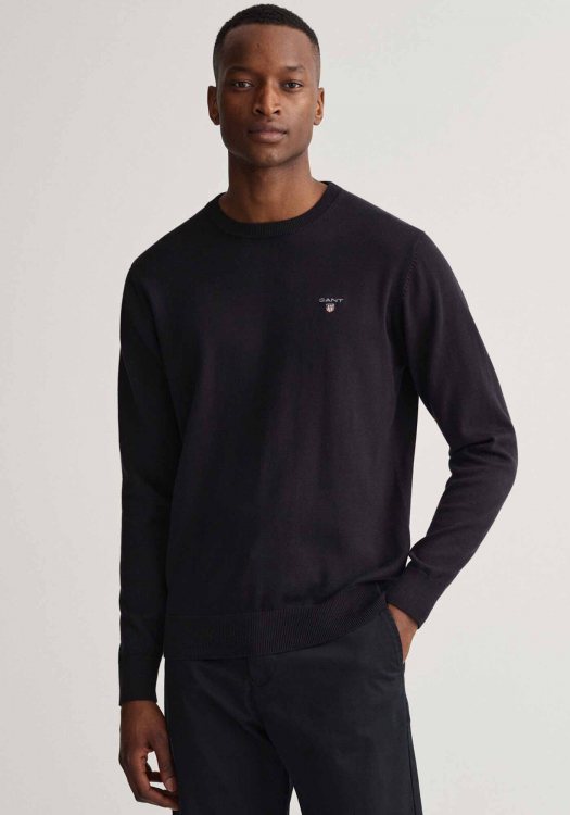 GANT Sweater της σειράς Crew Neck - 8030551 005 Black