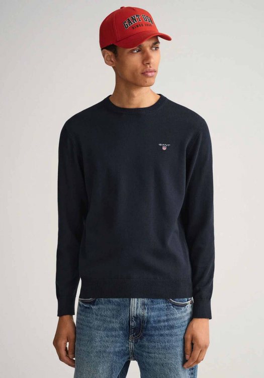 GANT Sweater της σειράς Crew Neck - 8030551 433 Evening Blue