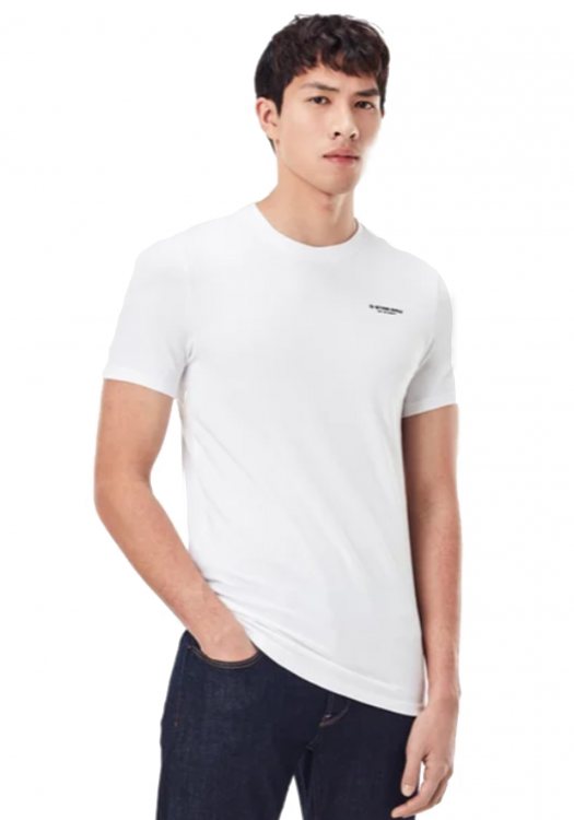 G-Star Slim Base T Shirt - D19070 C723 110 White
