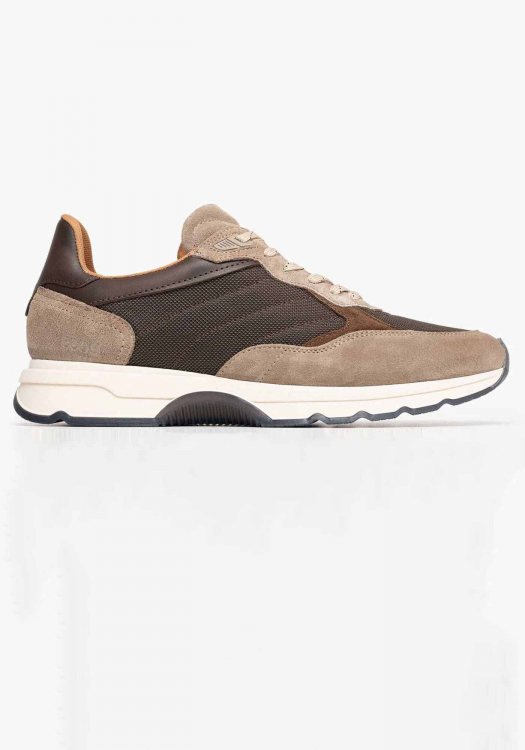 BOSS Shoes Δερμάτινα Sneakers της σειράς Sport - CD221 Brown Suede