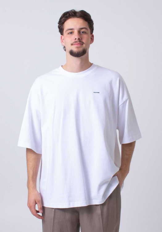 G-Star T Shirt Heavy Jersey - D28607 D709 110 White