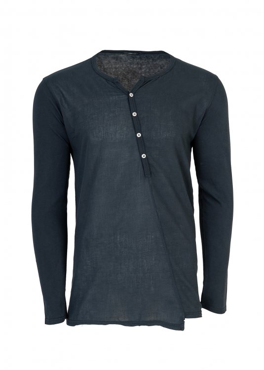 XAGON Polo μπλούζα με ΜΑΟ γιακά - AI6231 Nero