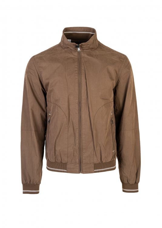 Milestone Καλοκαιρινό Bomber Jacket της σειράς Stefan - 910210 10028 27 Brown