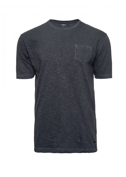 Fynch Hatton Κοντομάνικη T Shirt της γραμμής Organic σε Άνετη γραμμή - 1121 1600 970 Asphalt