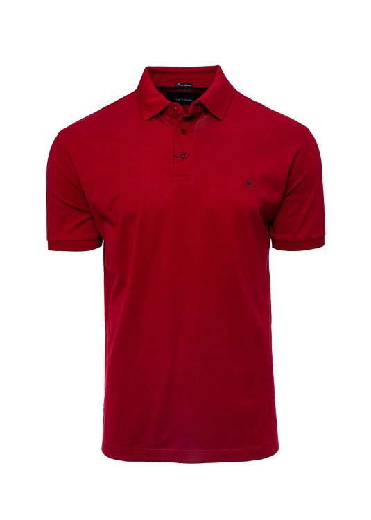 Guy Laroche Polo Μπλούζα της σειράς Pima Cotton σε κανονική γραμμή - GL2119090 05 Red