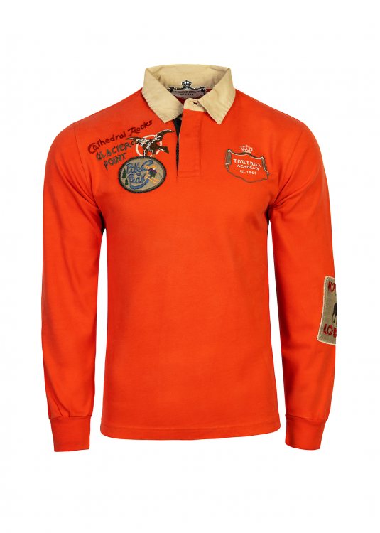 Pique Polo μπλούζα σε Regular  γραμμή - 10I6100U0085183 /3953 Orange