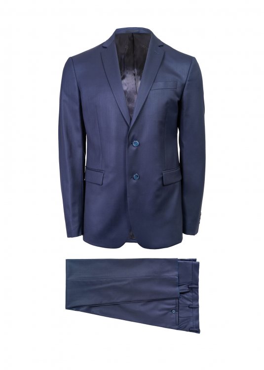Versace Collection Κοστούμι σε στενή γραμμή  - 405 Blue