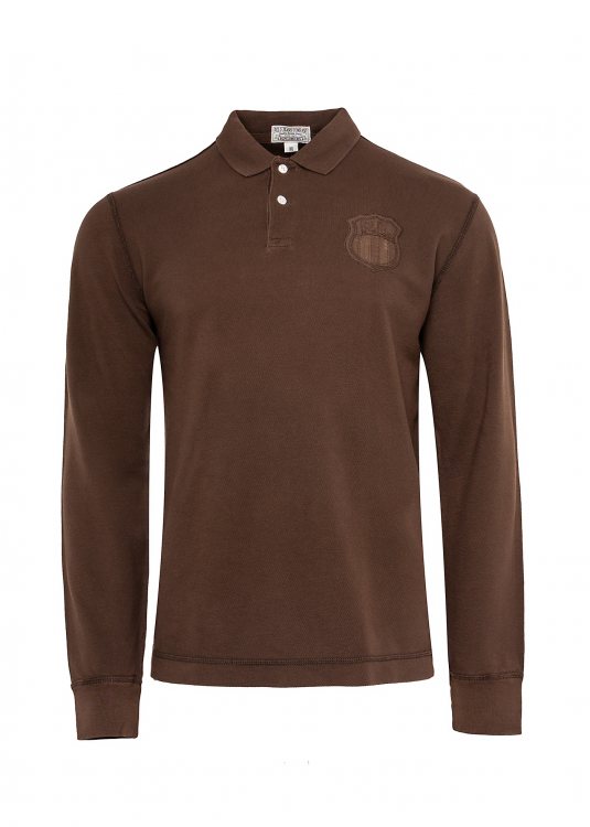 Ανδρική Kingston Pique Polo μπλούζα σε  Custom γραμμή - 0442738 Bison Brown