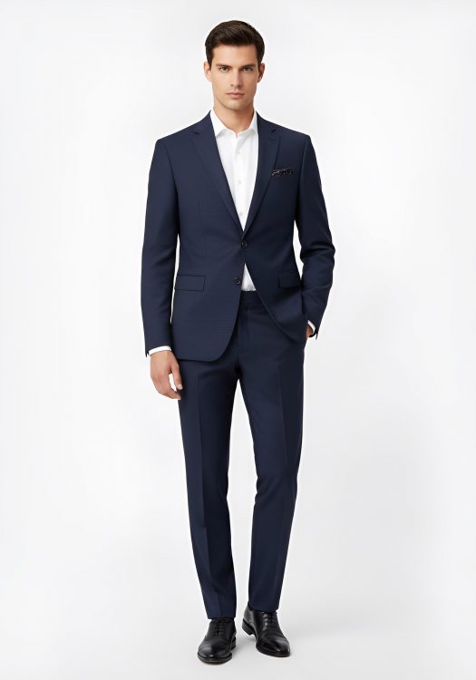 Daniel Hechter 2 Pieces Κοστούμι της σειράς Checkerd - 15231 142144 690 Dark Blue