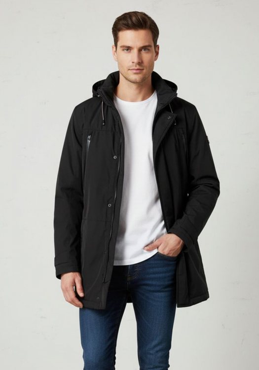 Daniel Hechter Parka της σειράς H-XTECH - 50148 142240 990 Black