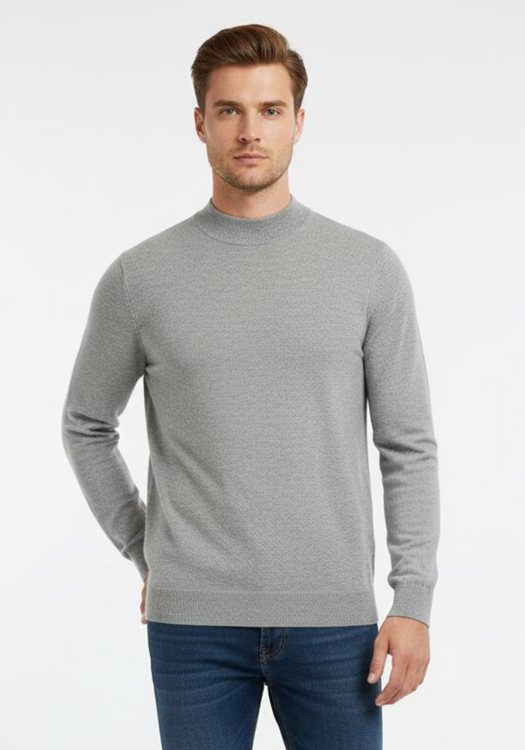 Daniel Hechter Ημί-ζιβάγκο της σειράς Turtleneck - 65001 122801 930 Grey